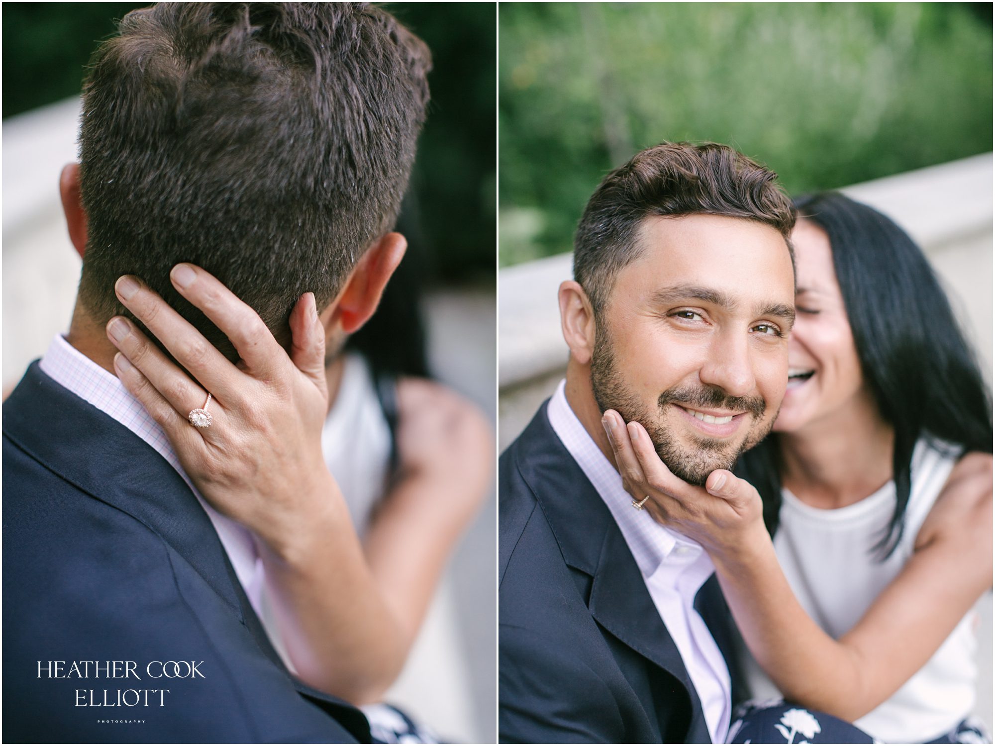 milwaukee sunset engagement at lake park