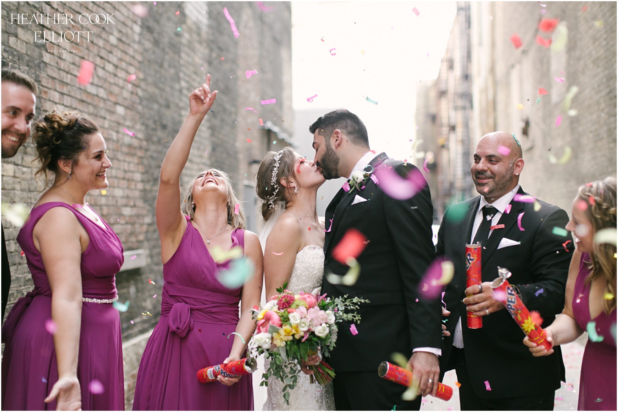 milwaukee wedding confetti third ward