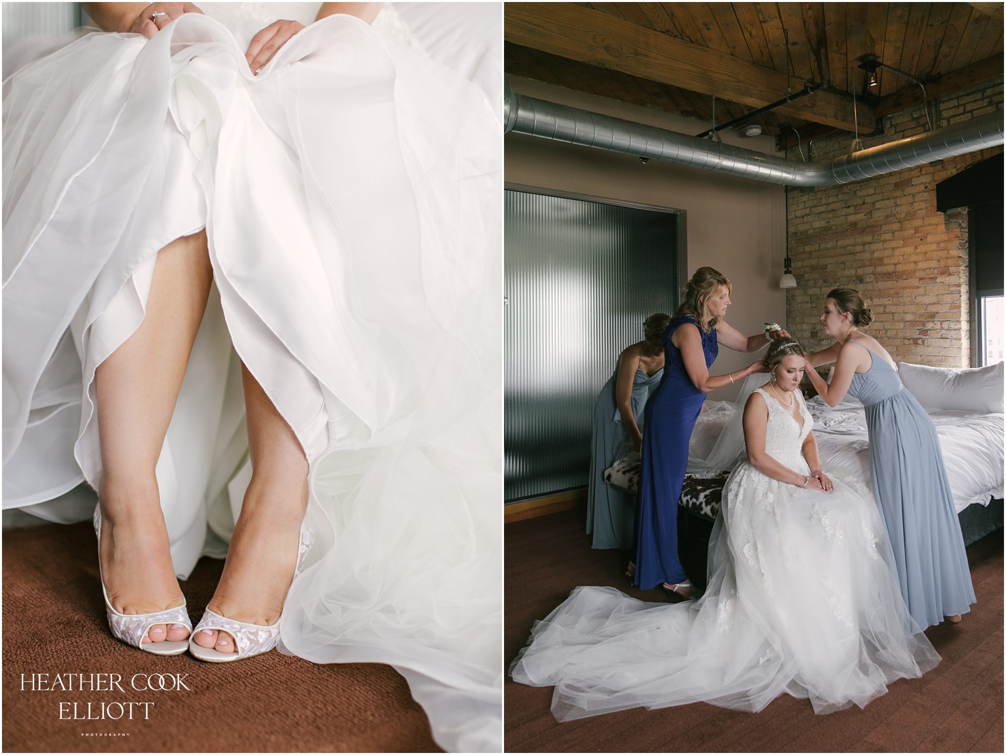 iron horse hotel wedding prep