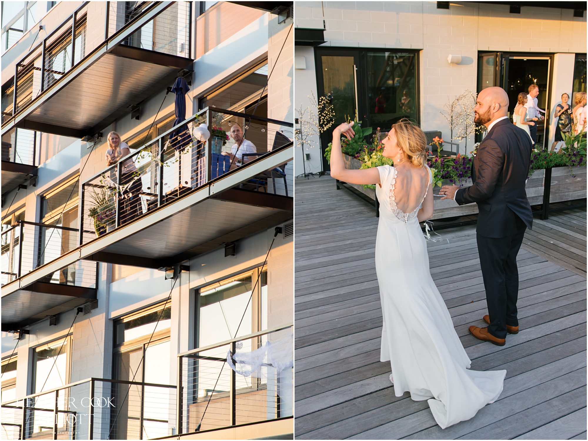 Third Ward Wedding reception and dance on Riverwalk