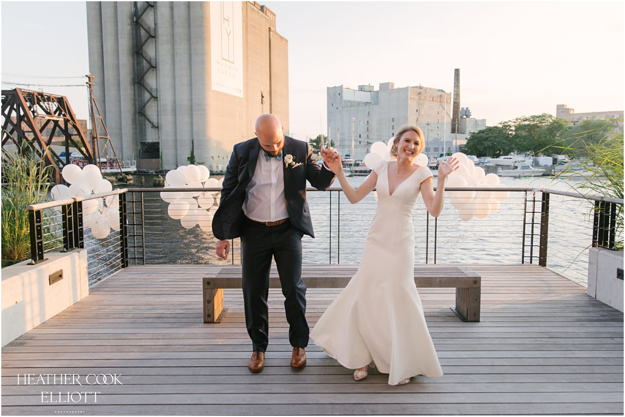 Third Ward Wedding reception and dance on Riverwalk