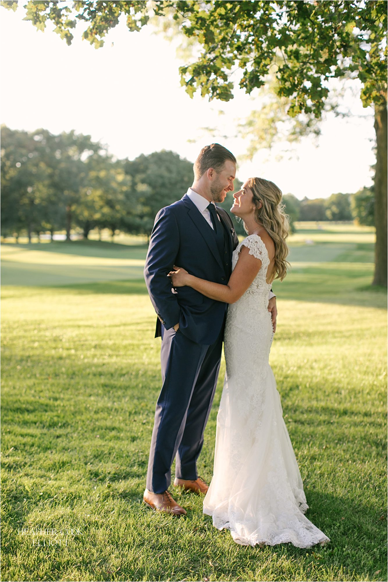 wisconsin club sunset wedding and outdoor games