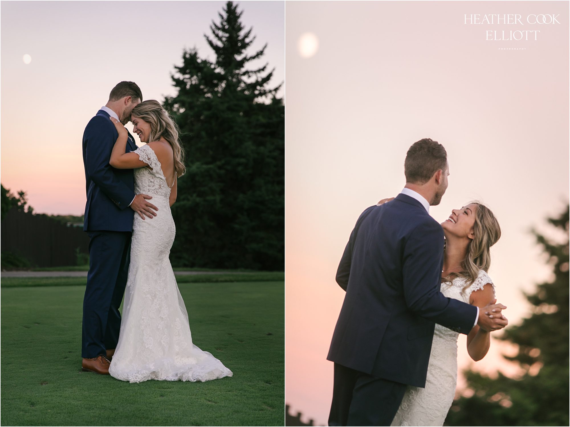 wisconsin club wedding outdoor first dance