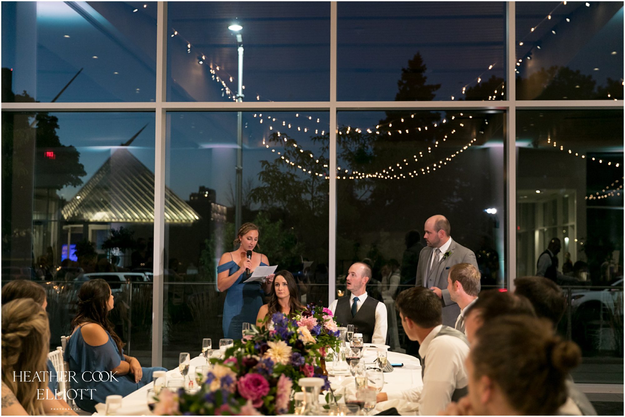 discovery world lakefront pavilion reception and toasts