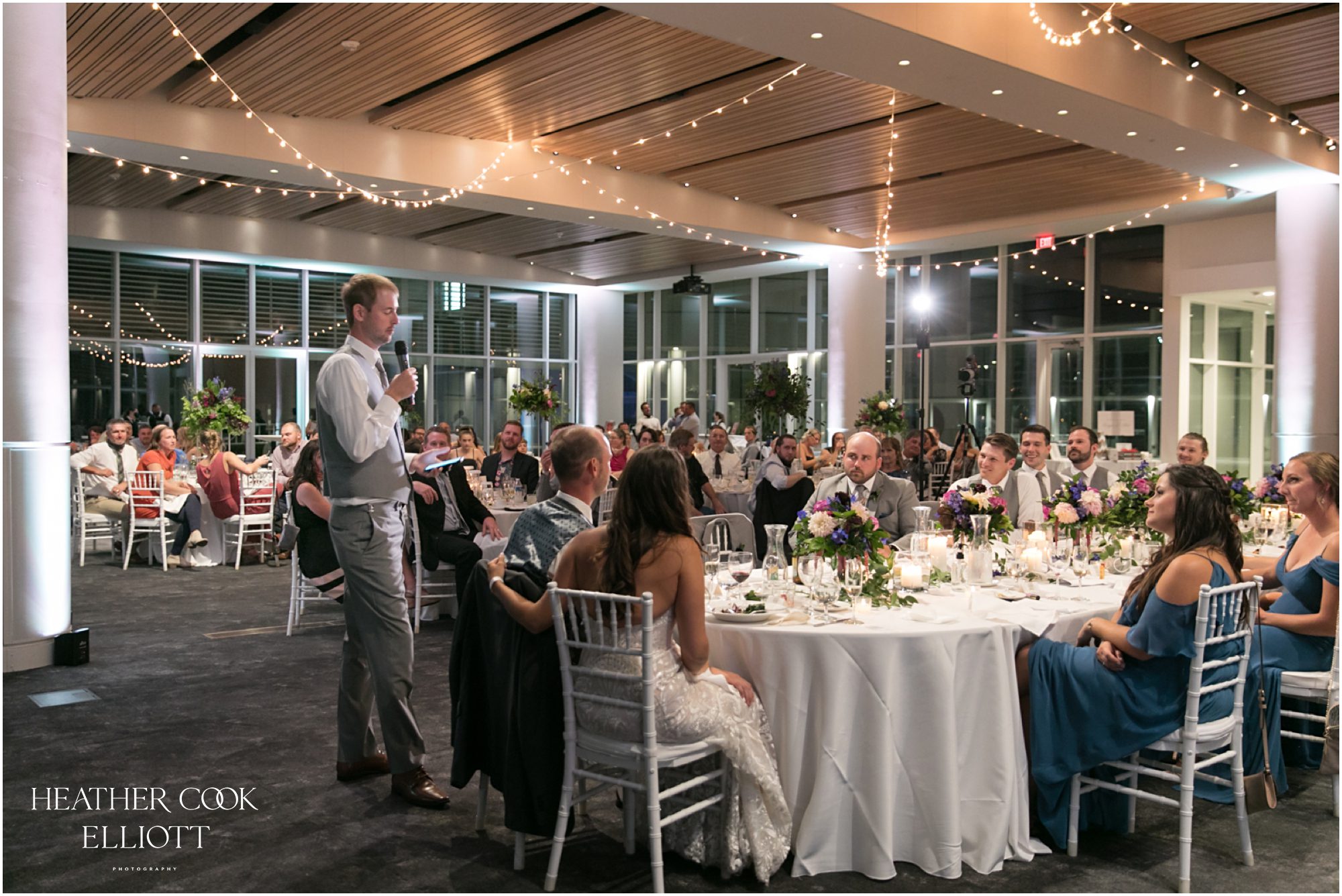 discovery world lakefront pavilion reception and toasts