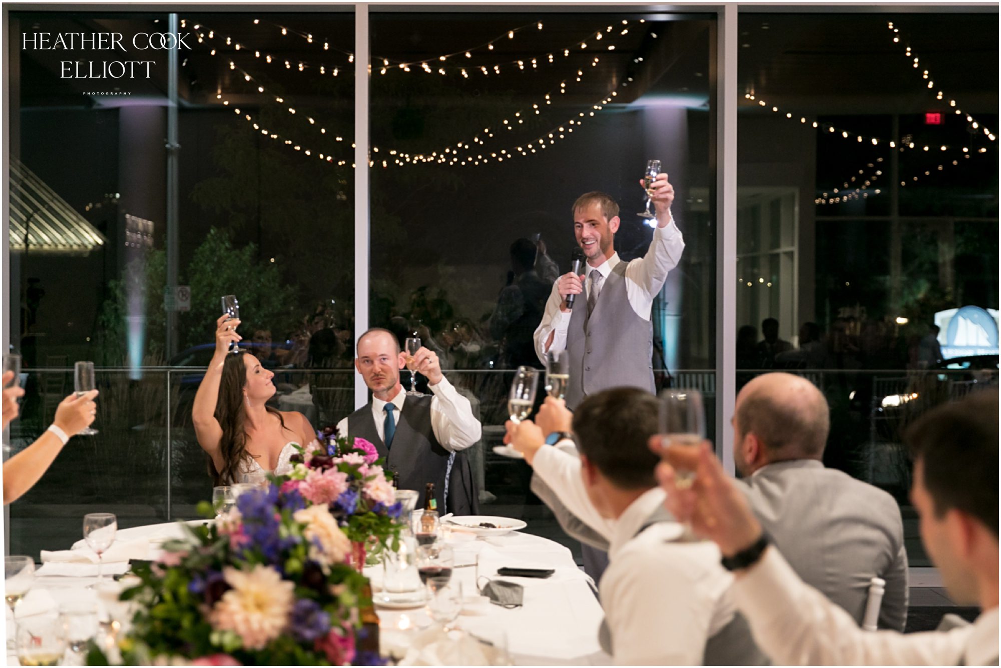 discovery world lakefront pavilion reception and toasts