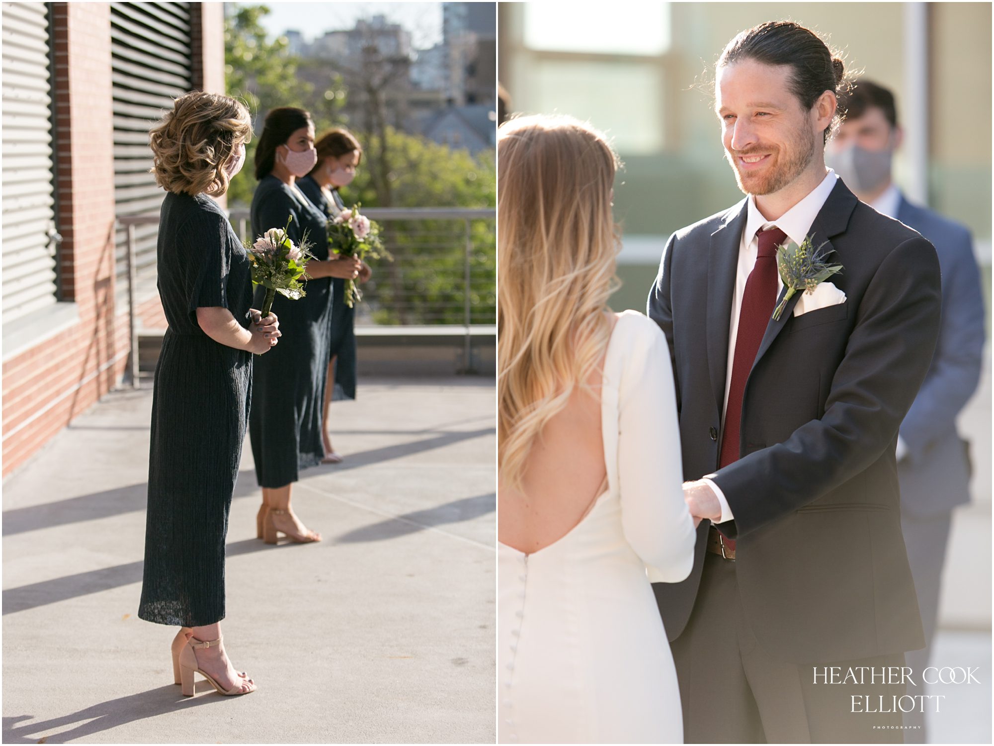 jann serr studio rooftop september wedding