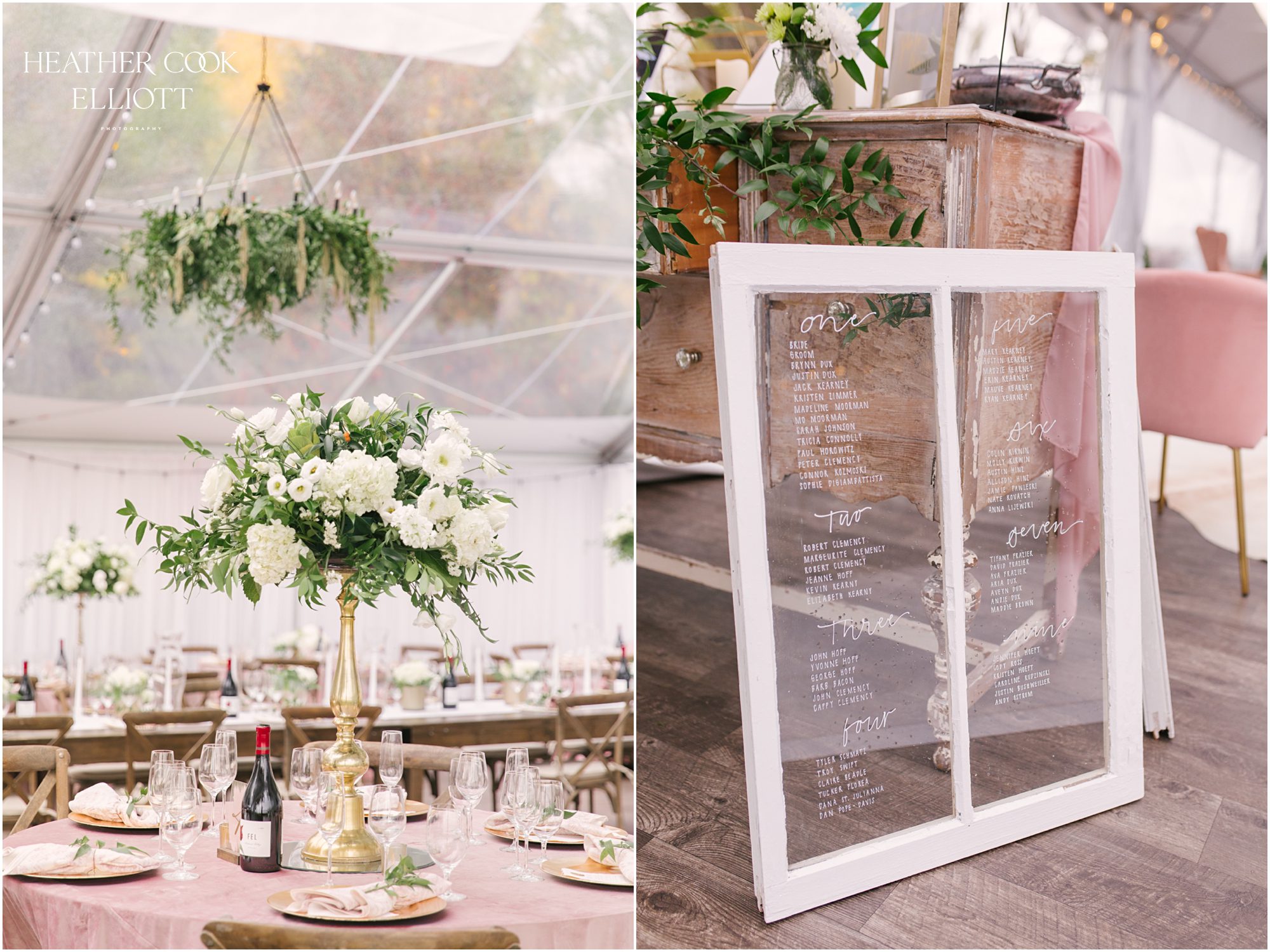 door county wedding details