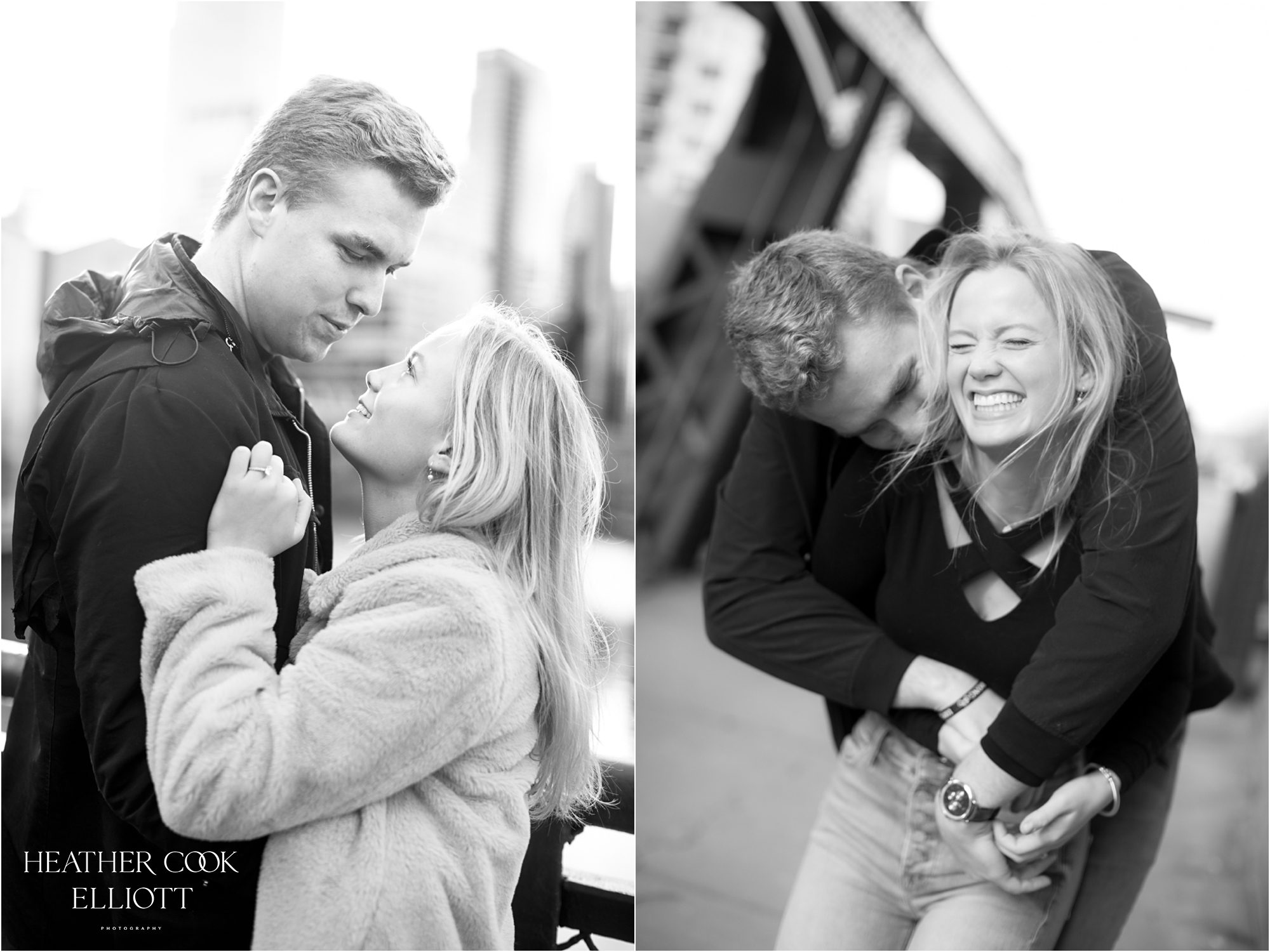 playful chicago engagement session
