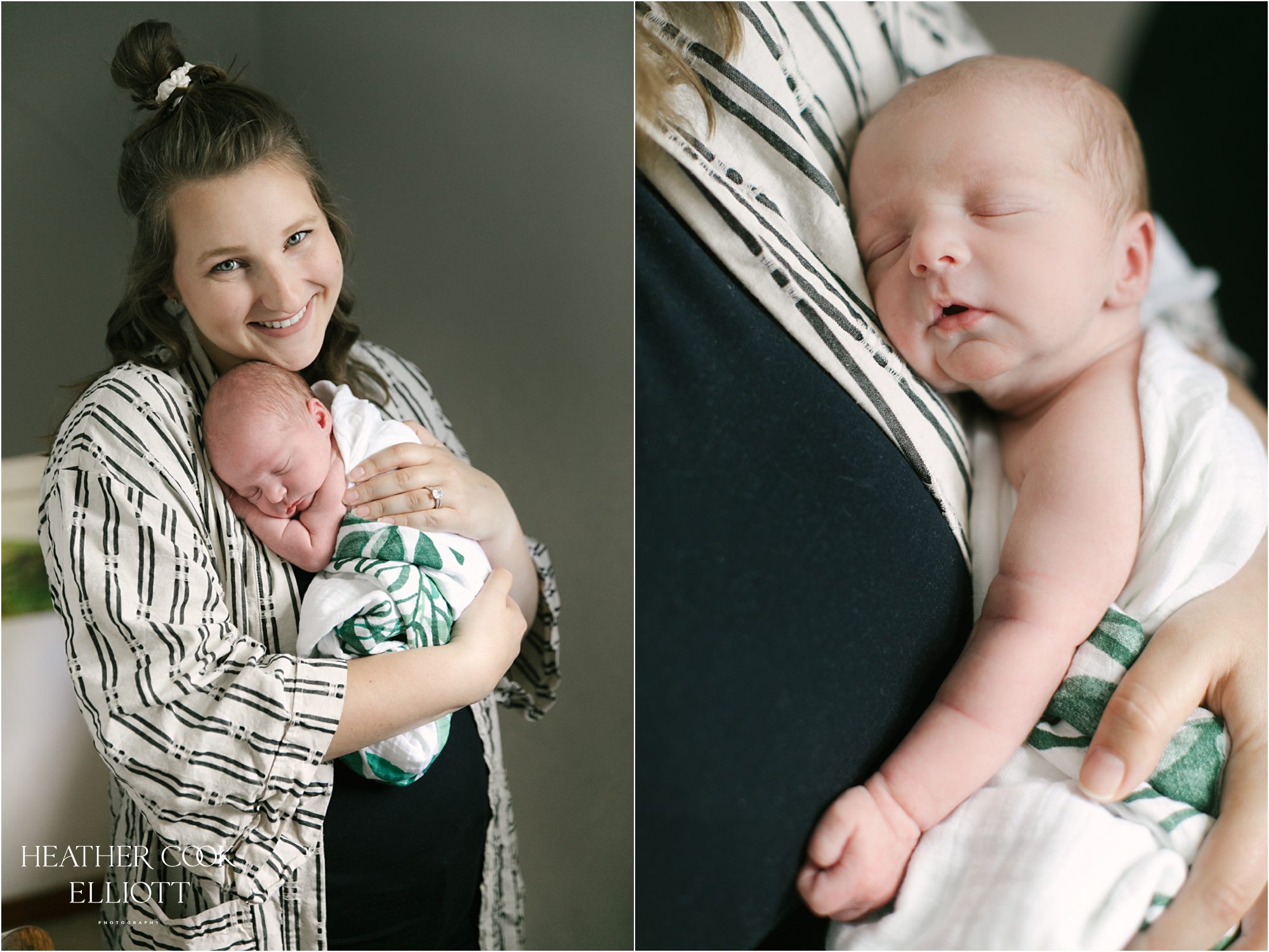 tosa at home natural light newborn photography session