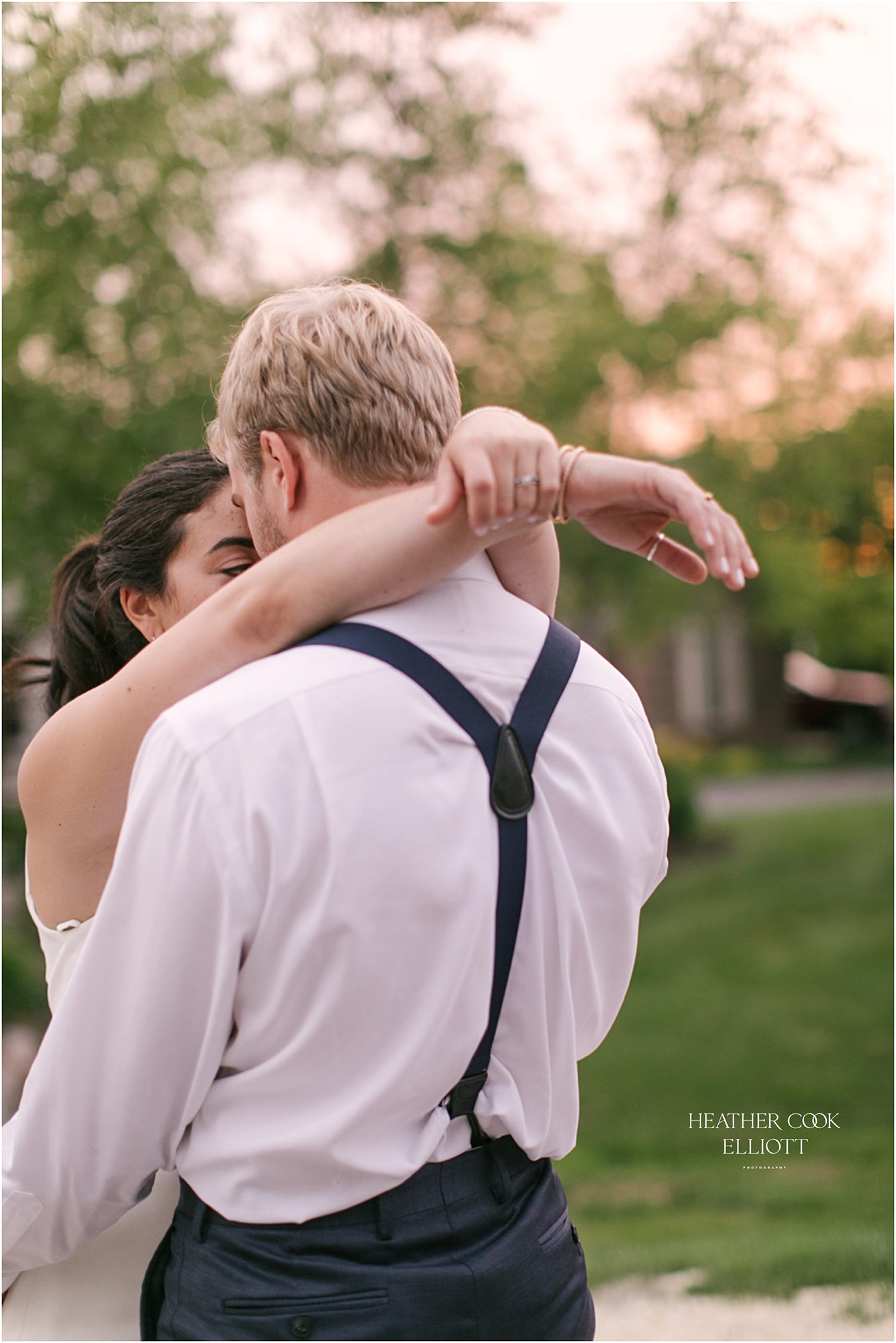 mequon wedding sunset photos