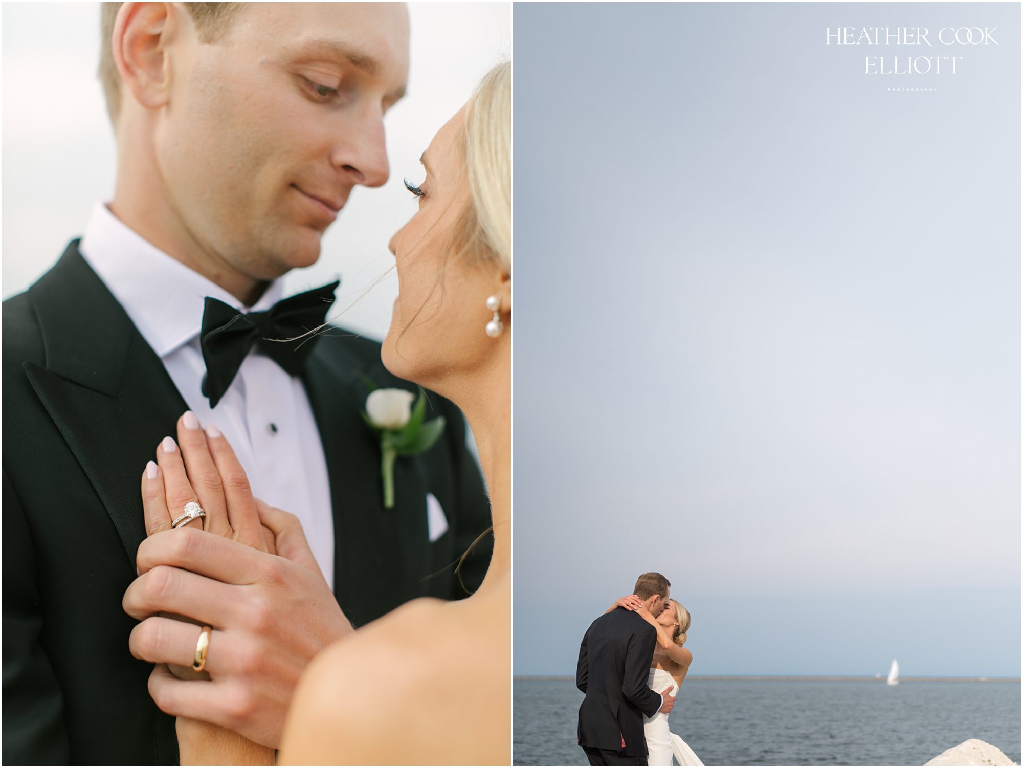 milwaukee lakefront romantic wedding portraits