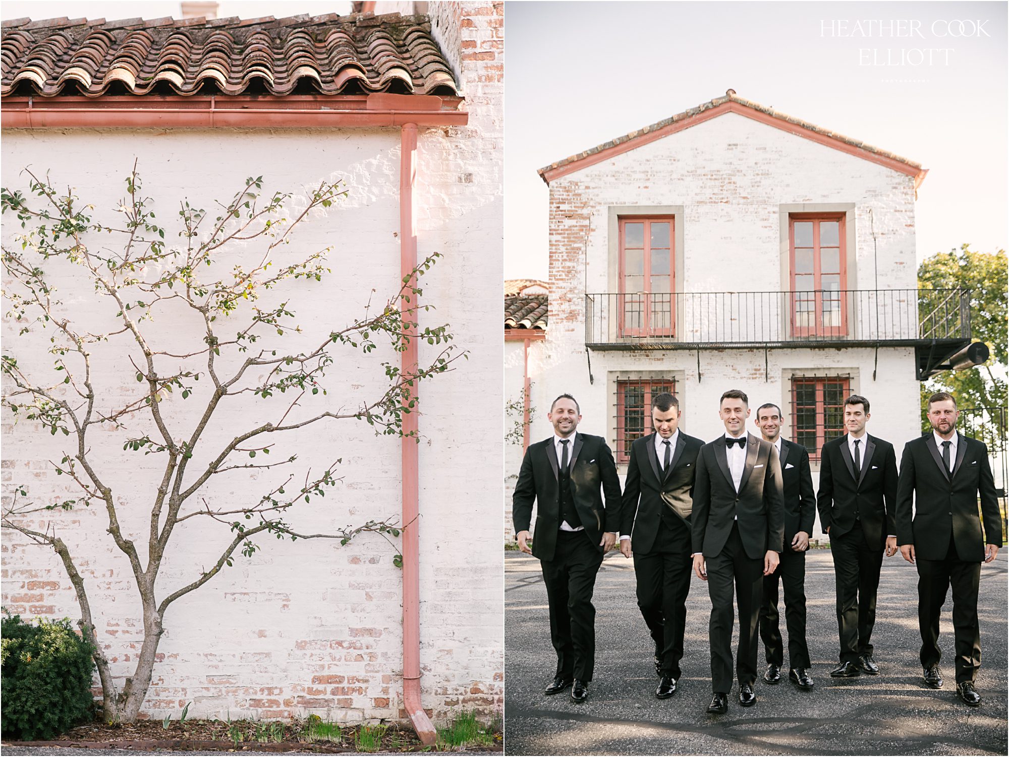 villa terrace fall wedding