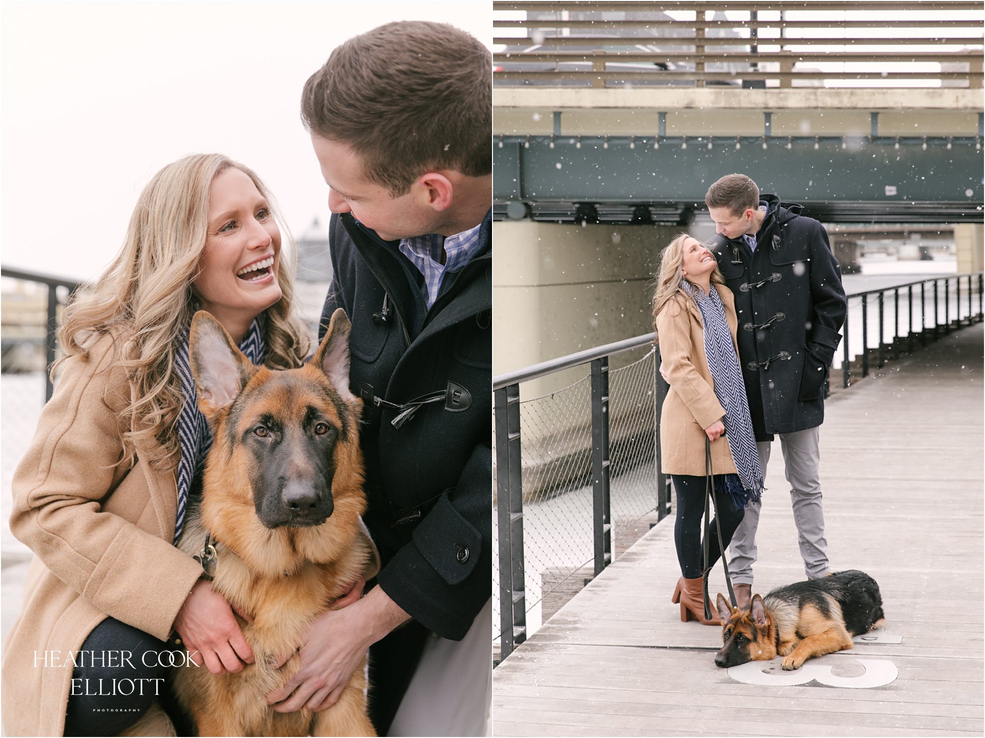 third ward winter wedding and engagement