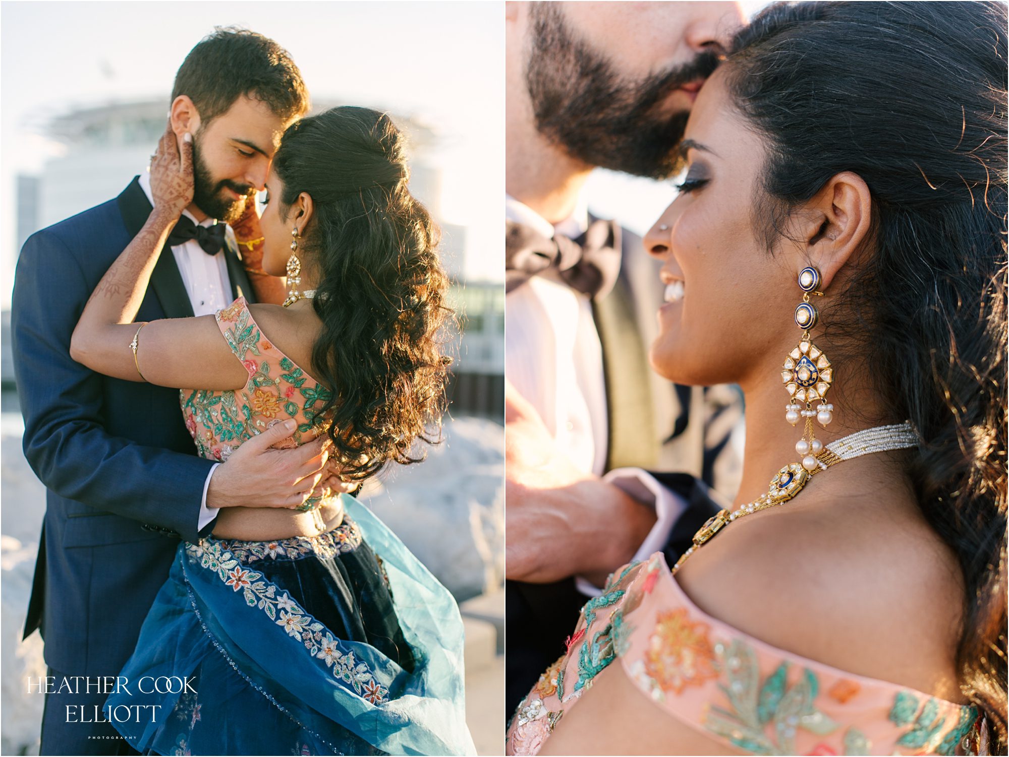 hindu jewish fusion wedding milwaukee lakefront