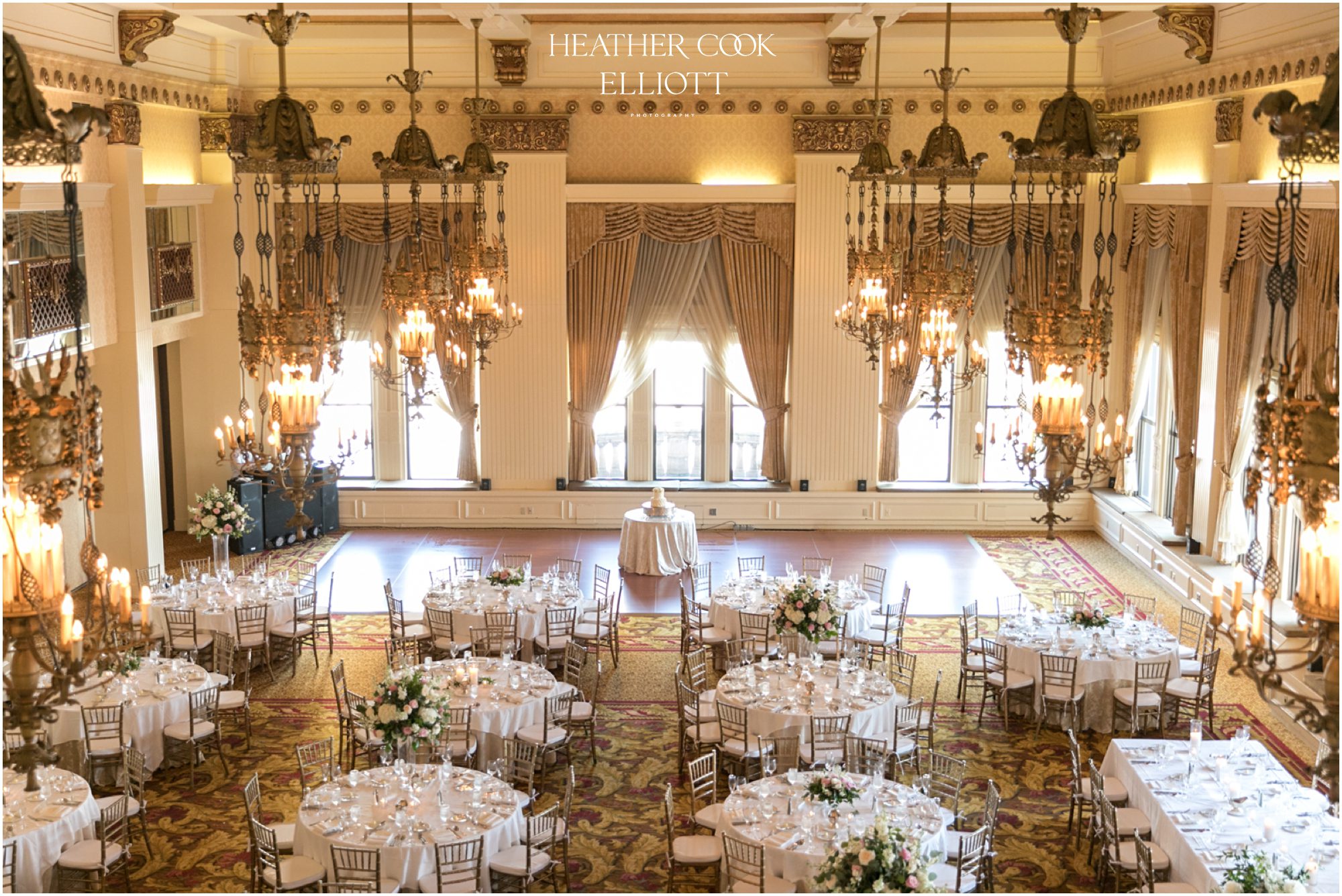 pfister hotel wedding reception photos