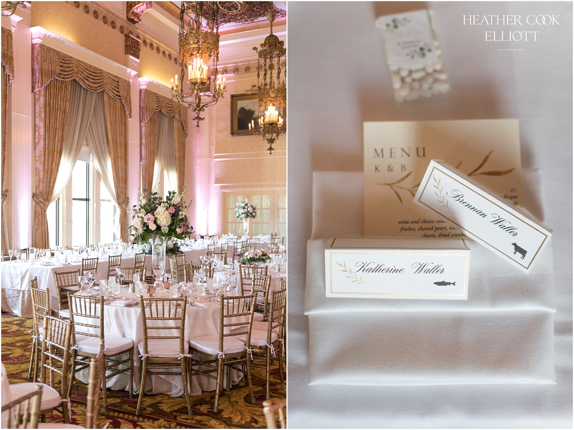 pfister hotel wedding reception photos