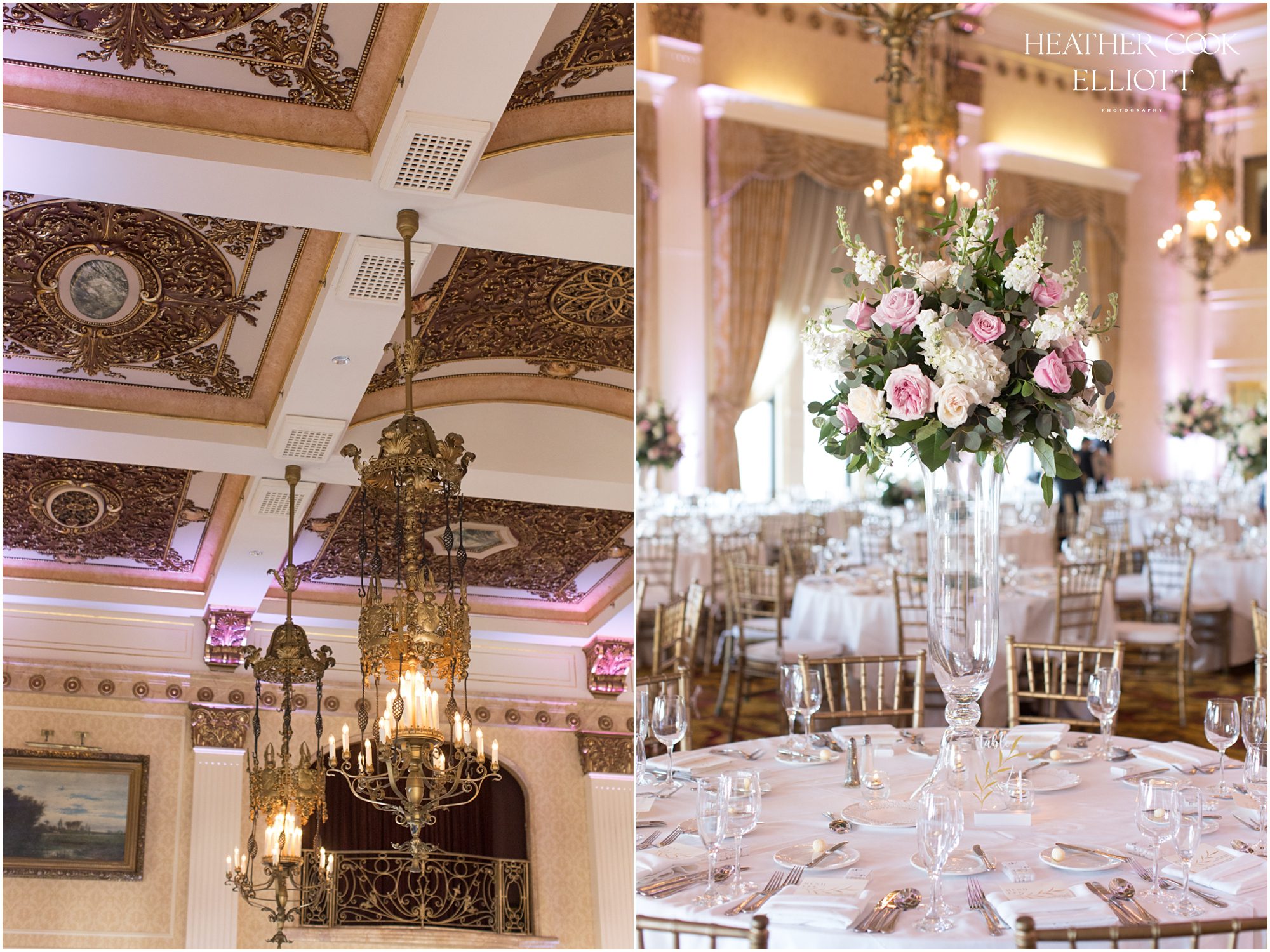 pfister hotel wedding reception photos