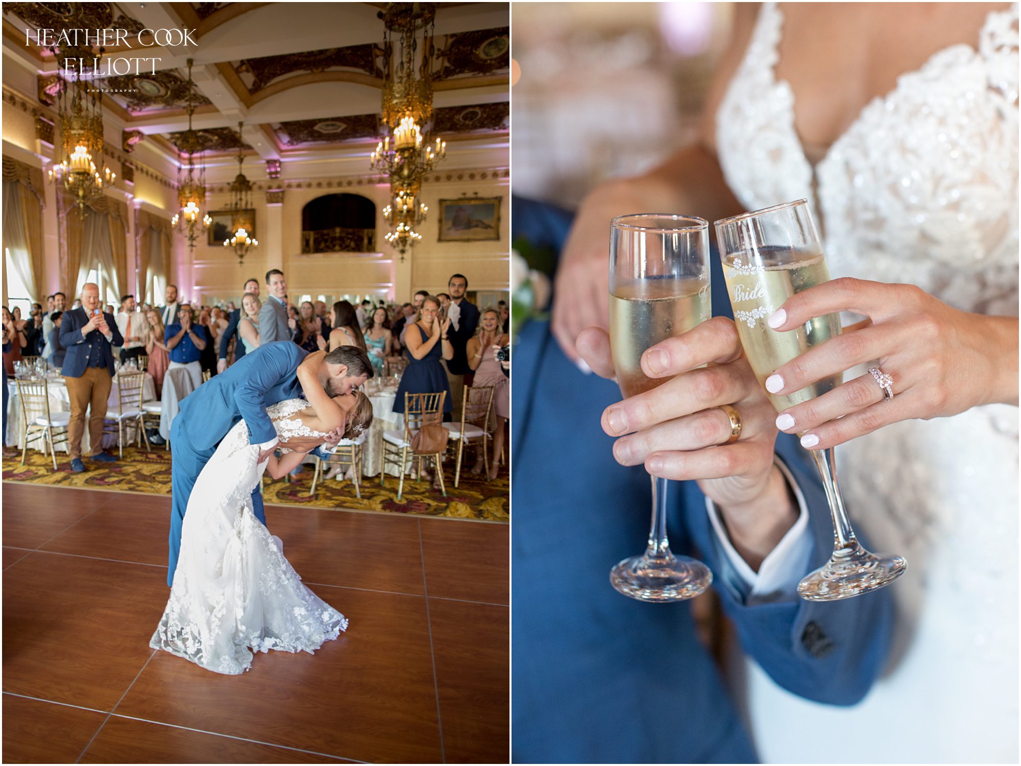 pfister hotel wedding reception photos