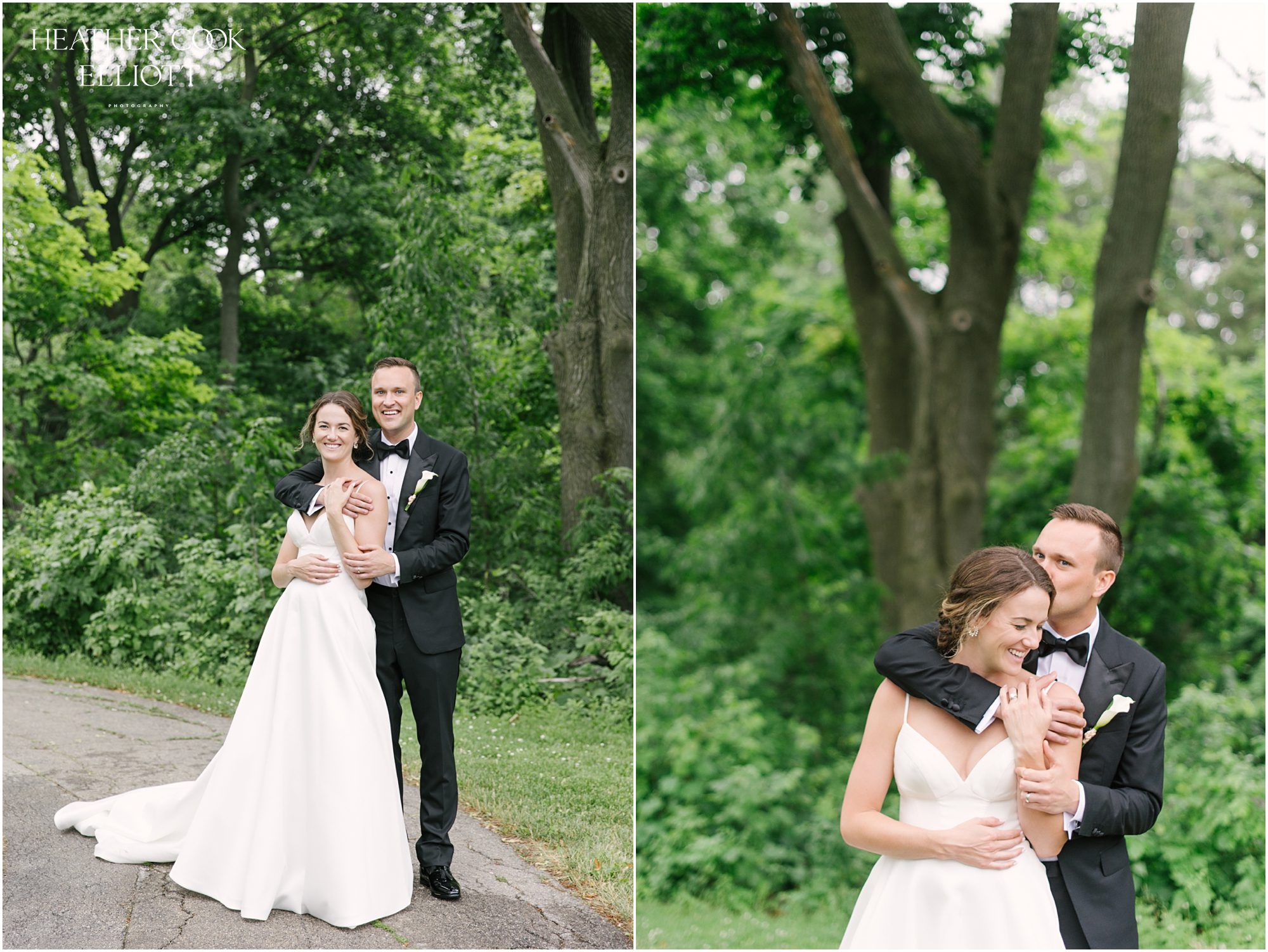 lake park milwaukee wedding portraits