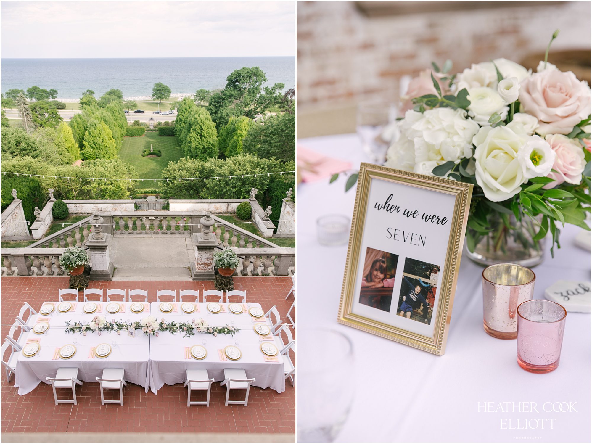 villa terrace lakeside dinner