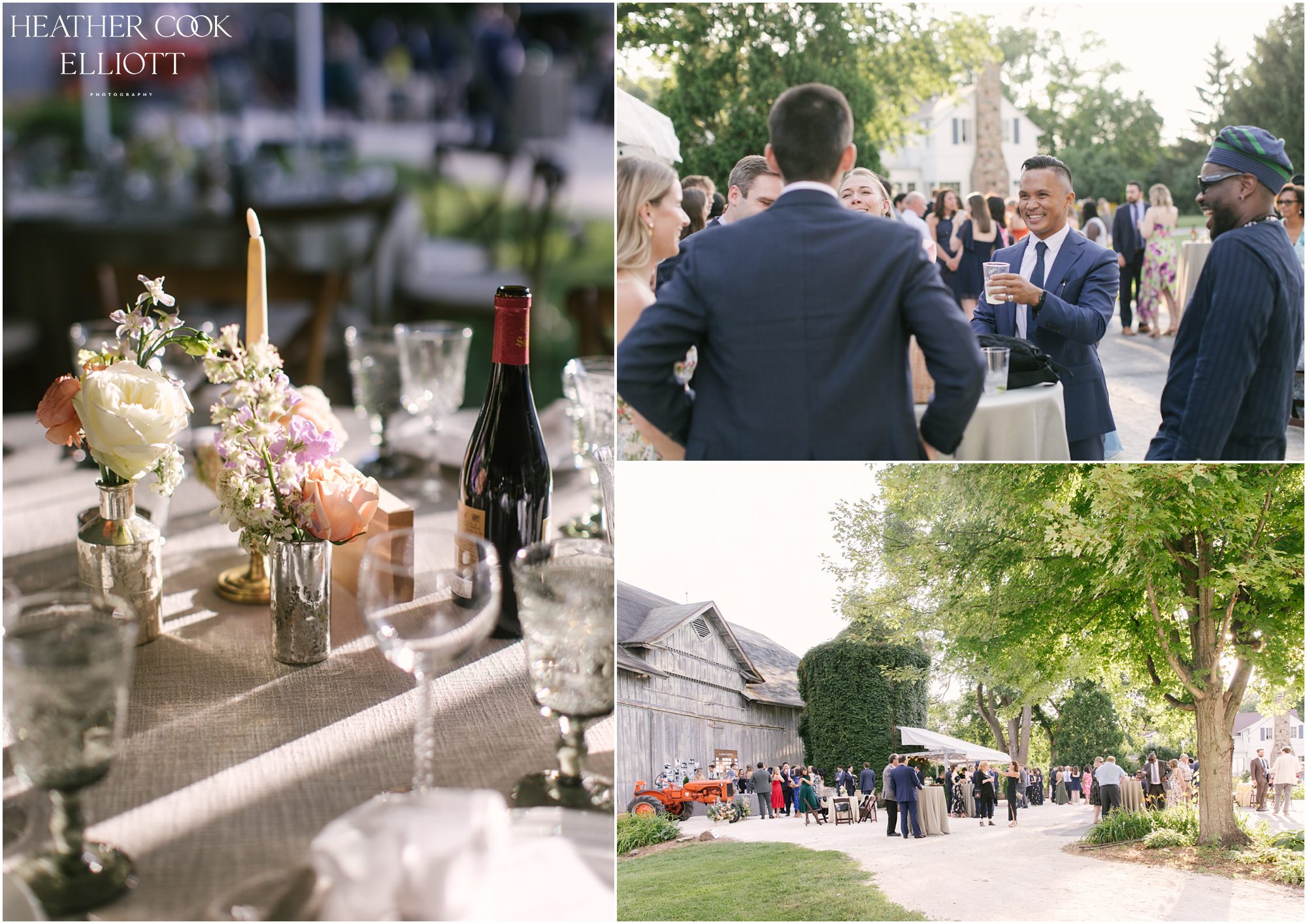 brookfield tented wedding reception