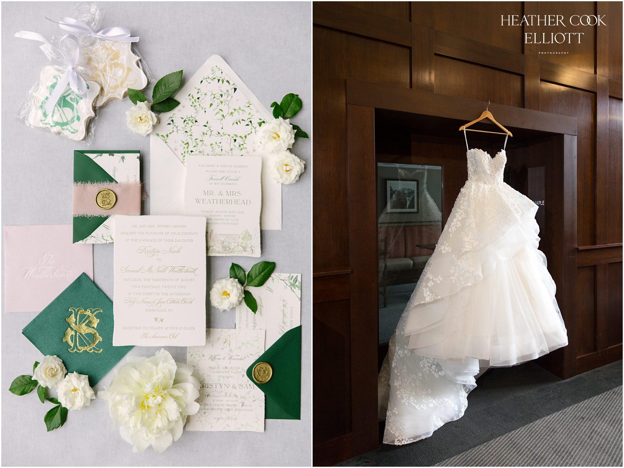 American Club Wedding Details