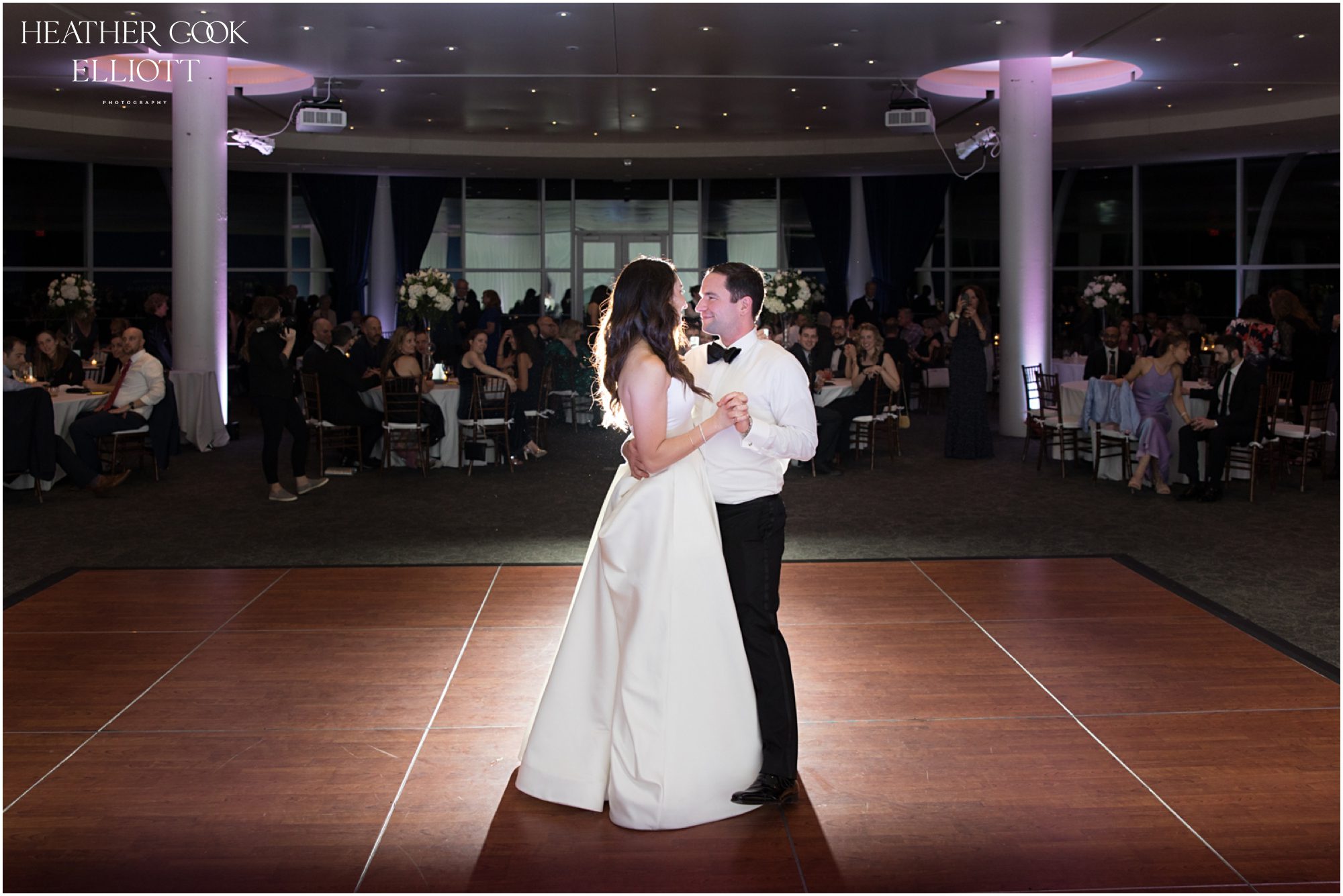 discovery world pilot house wedding reception first dance