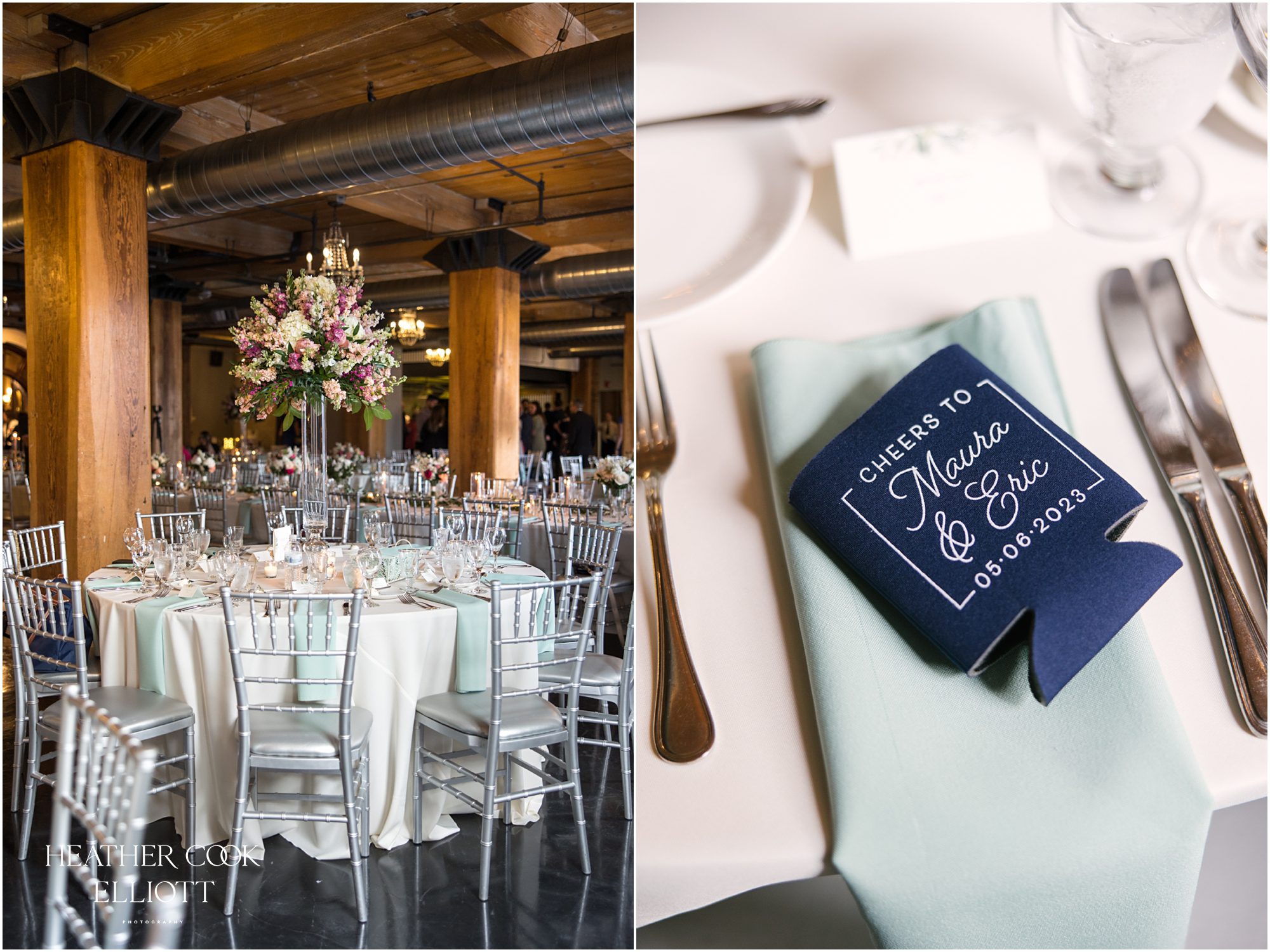 black swan milwaukee wedding reception with Jane Kelly Florals