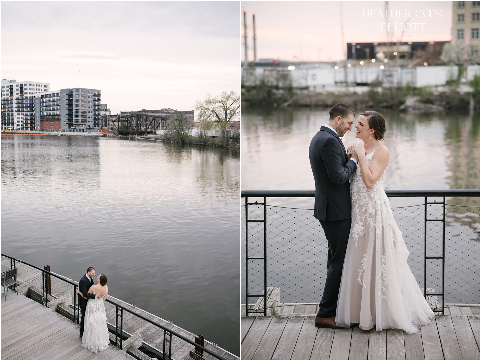 black swan milwaukee wedding reception and golden hour photos