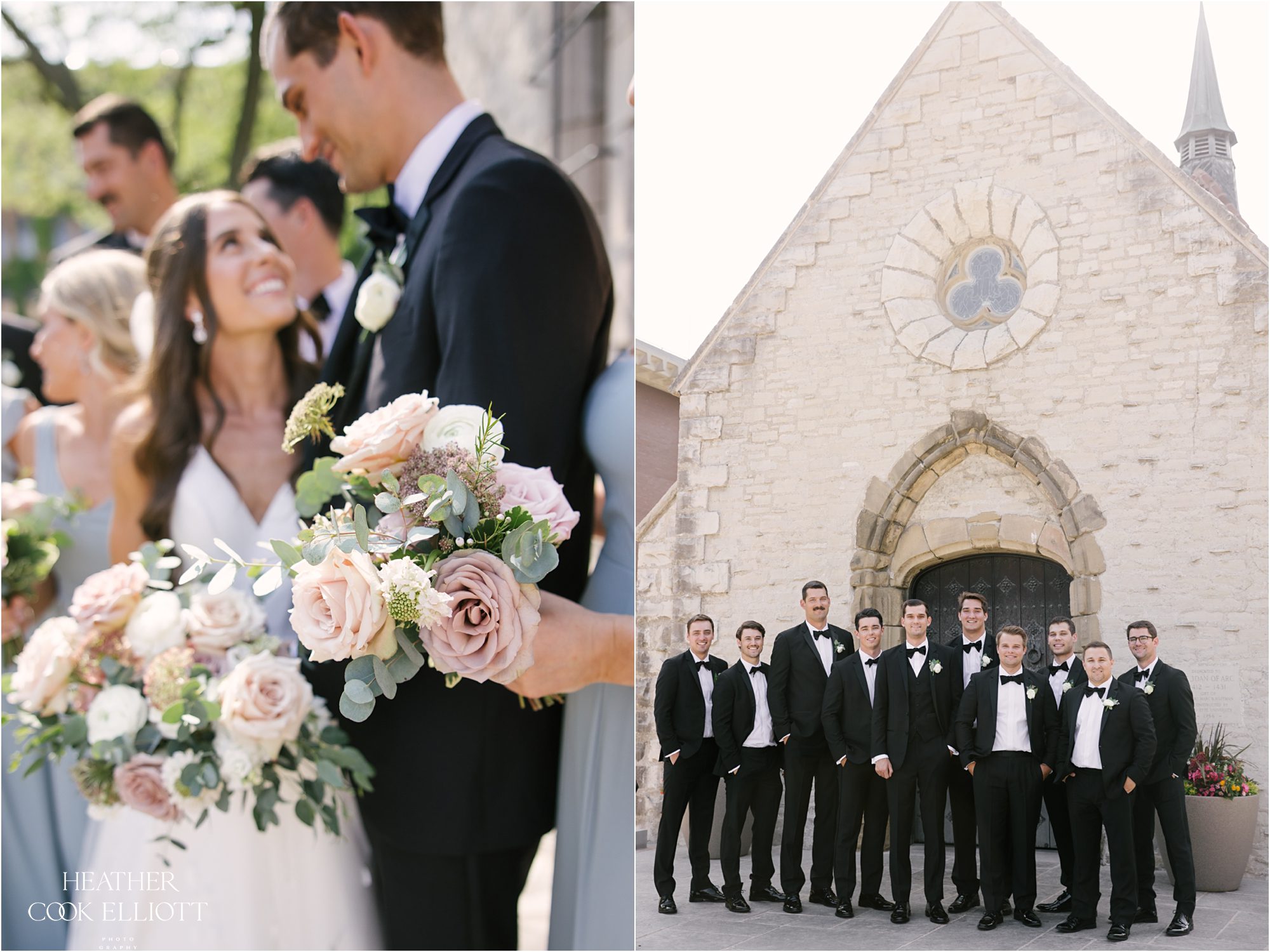 marquette gesu joan of arc wedding portraits