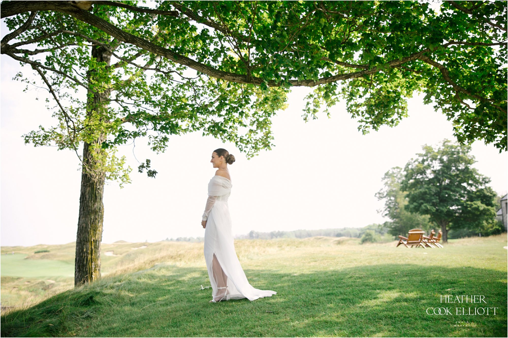 whistling straits barn wedding bridal portraits
