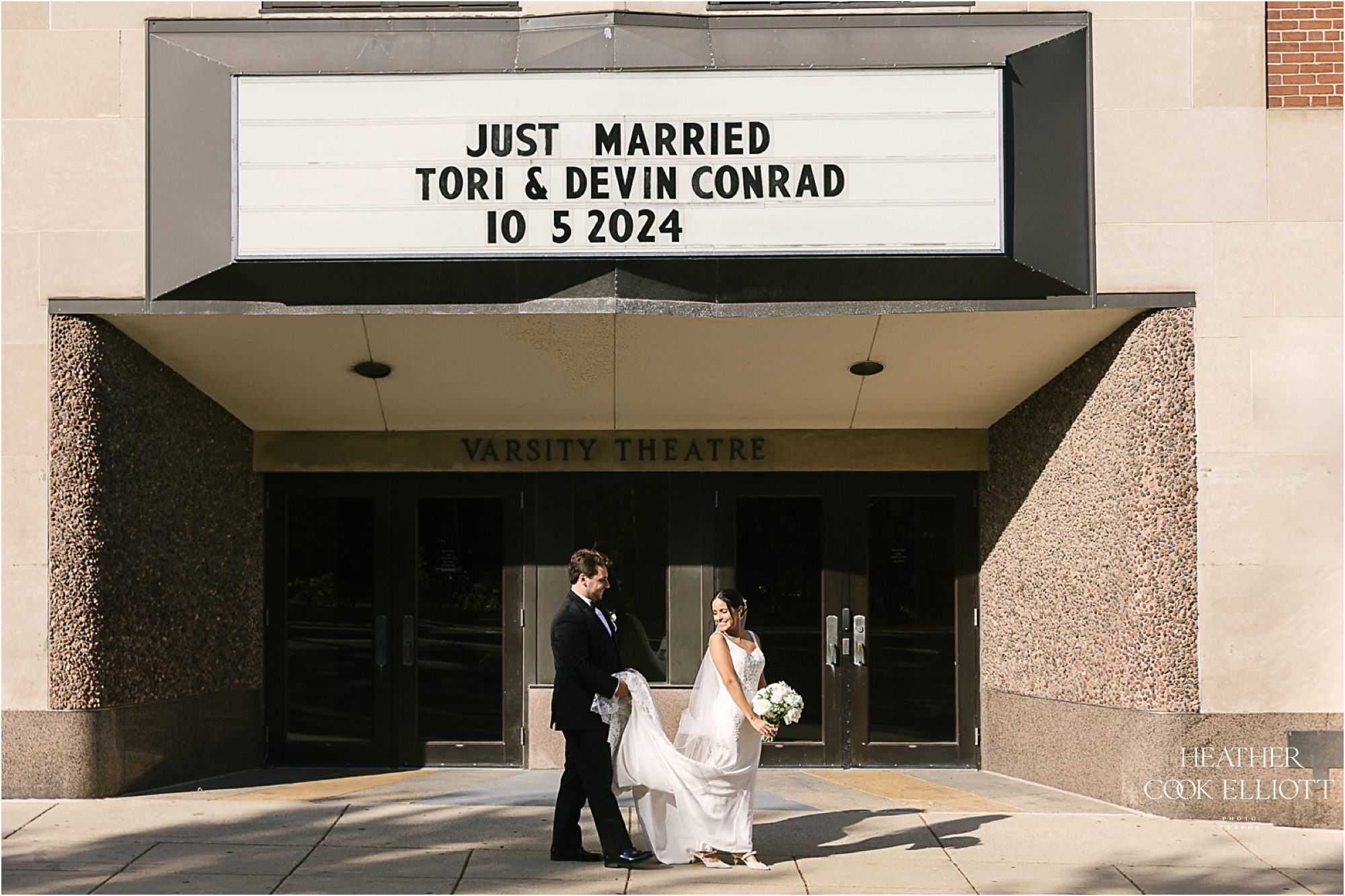 marquette love story wedding